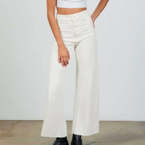 Zara Marine Straight Jeans in White - Picture 1 of 4